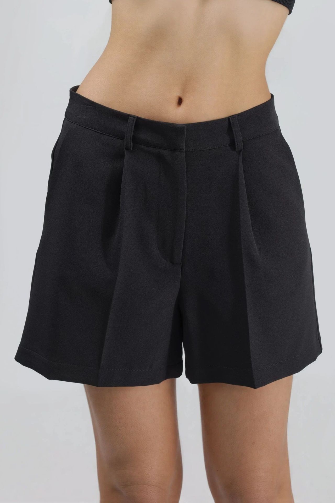 High Waist Wide Leg Mini Shorts 6
