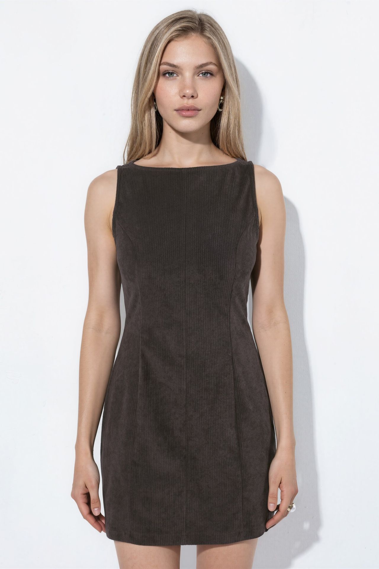 Velvet Sleeveless Mini Dress 5