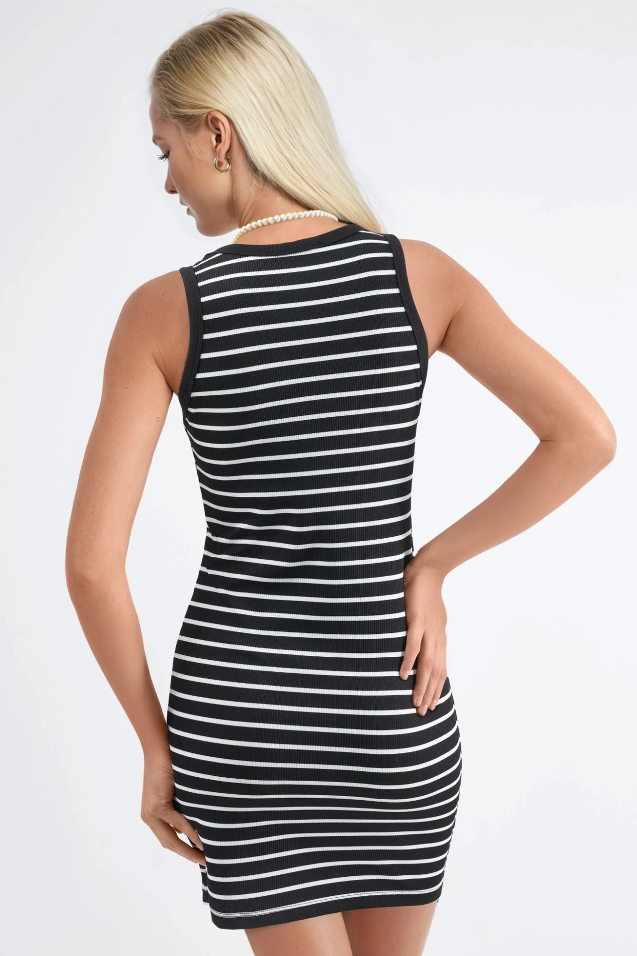 Bodycon Mini Dress with Crew Neck Ellie Collection 3