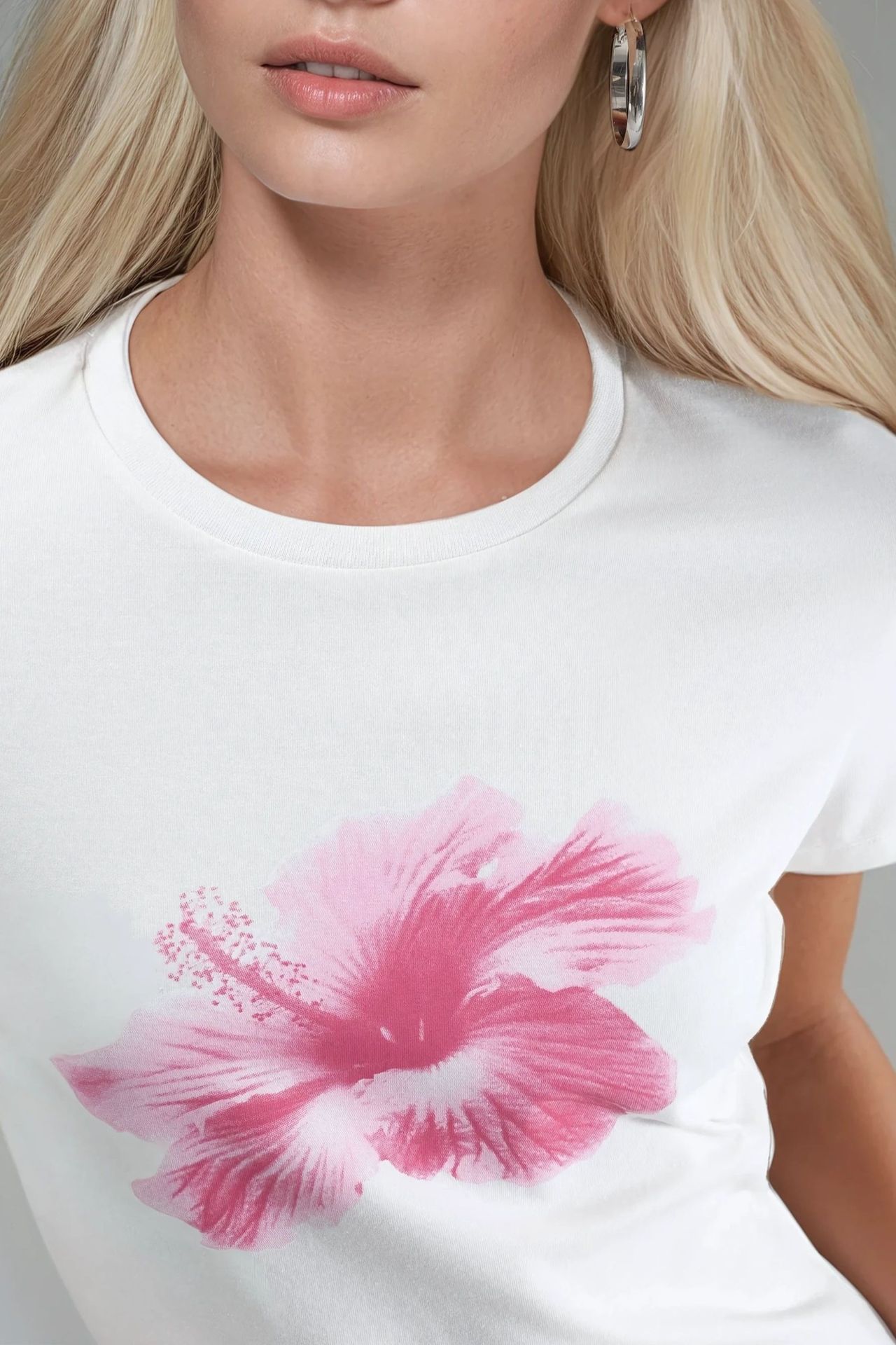Patterned Fitted T-Shirt 6