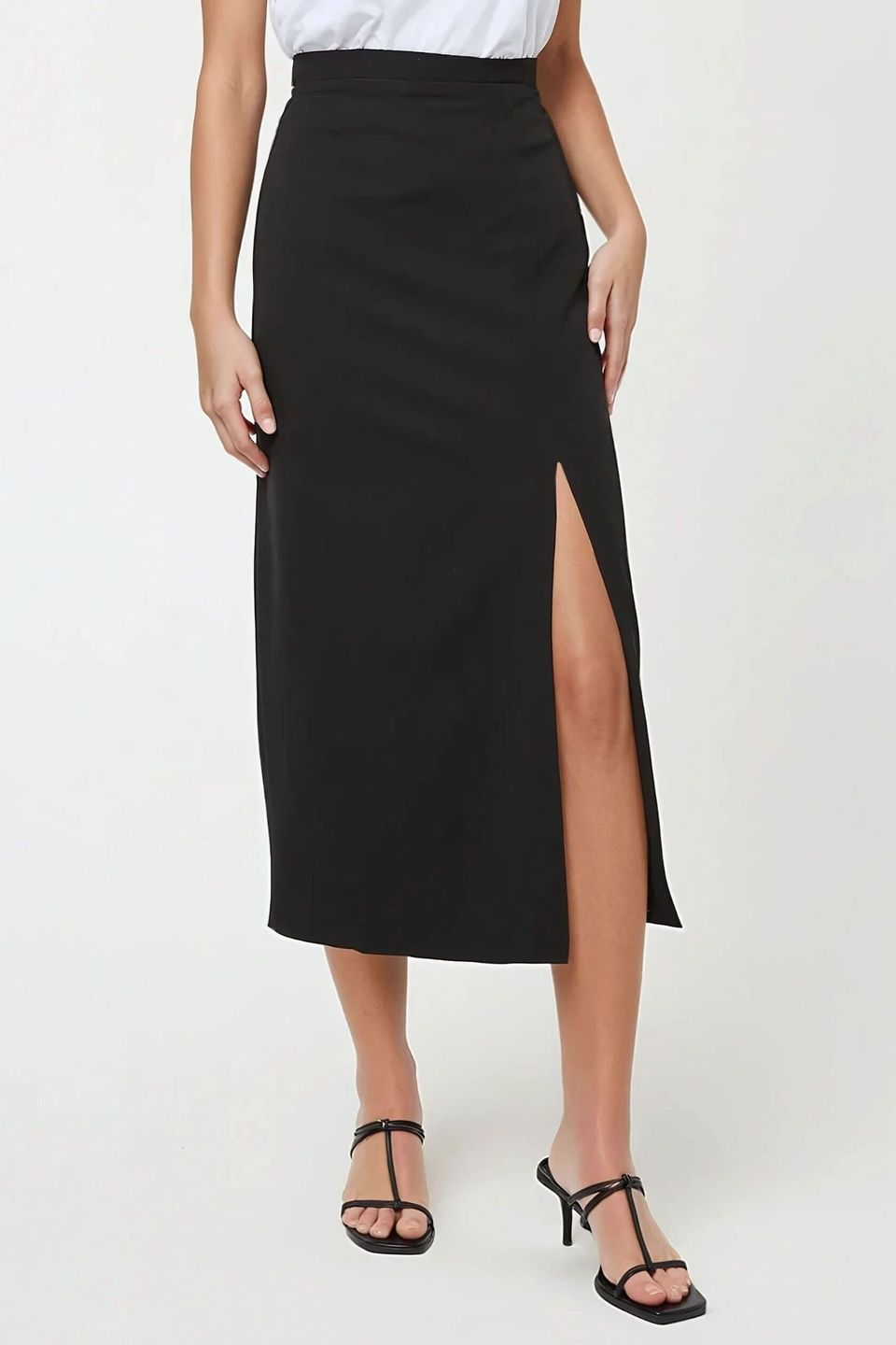 Maxi Bodycon Skirt with Slit