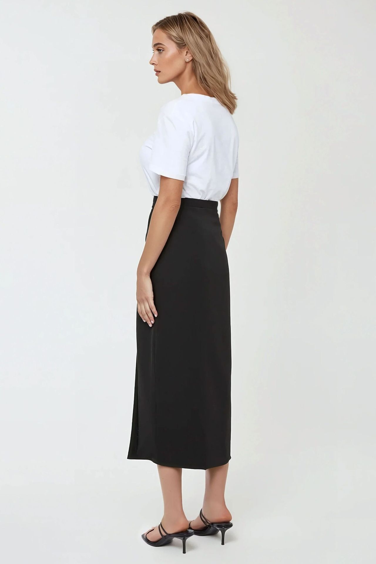 Maxi Bodycon Skirt with Slit