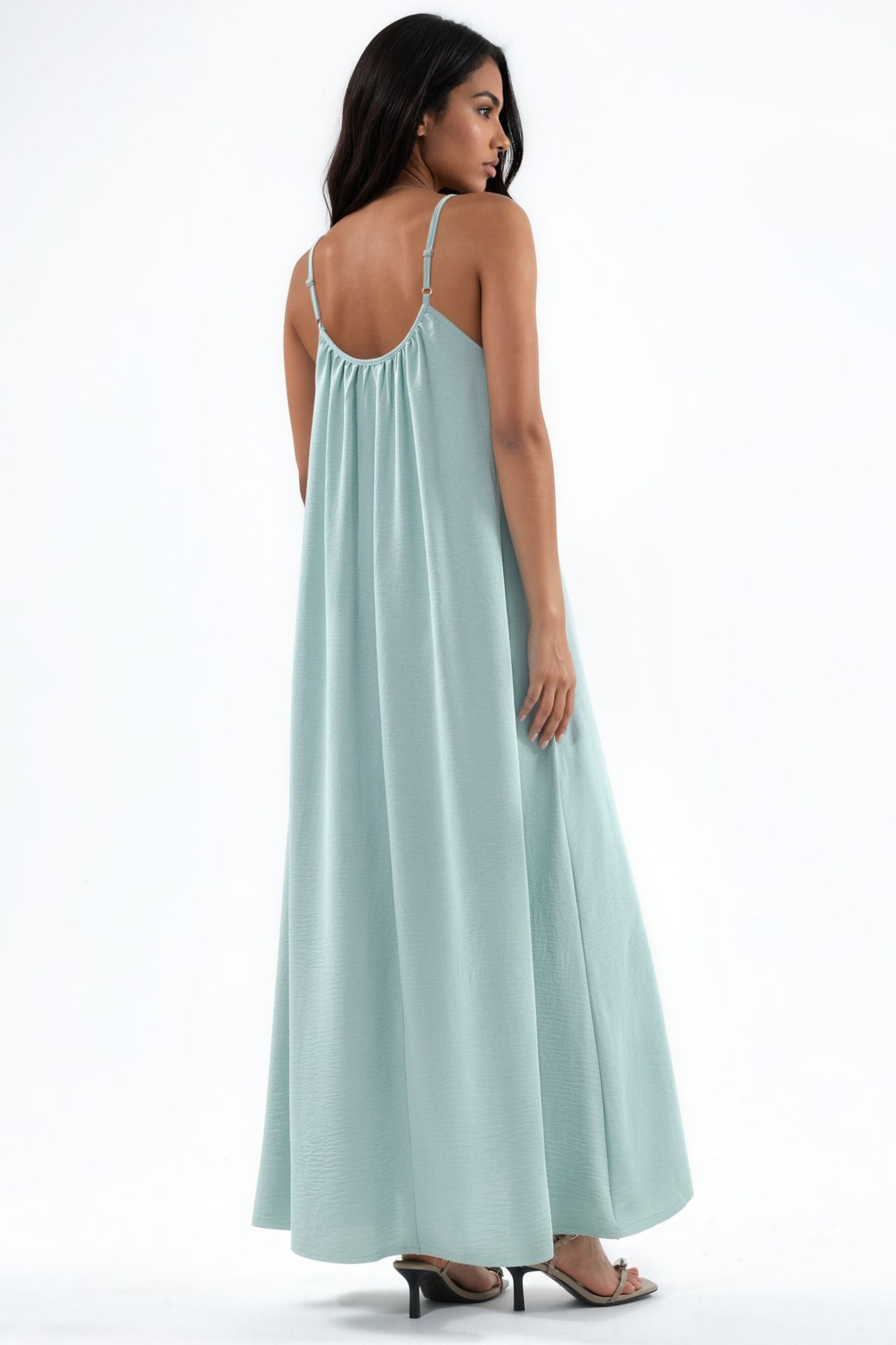 Relaxed Fit Maxi Woven Dress 3