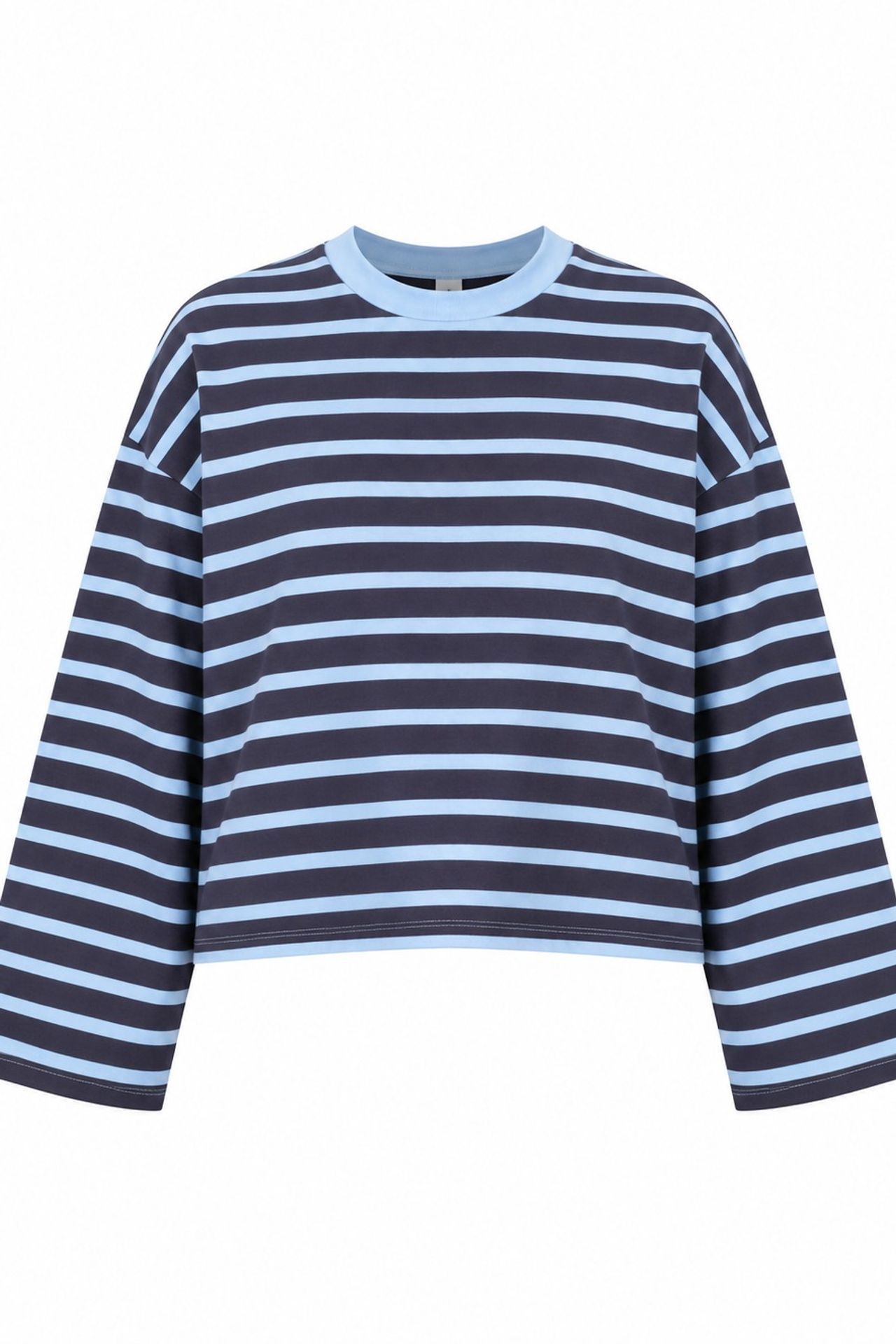 Boxy Fit Striped Long Sleeve T-Shirt 2