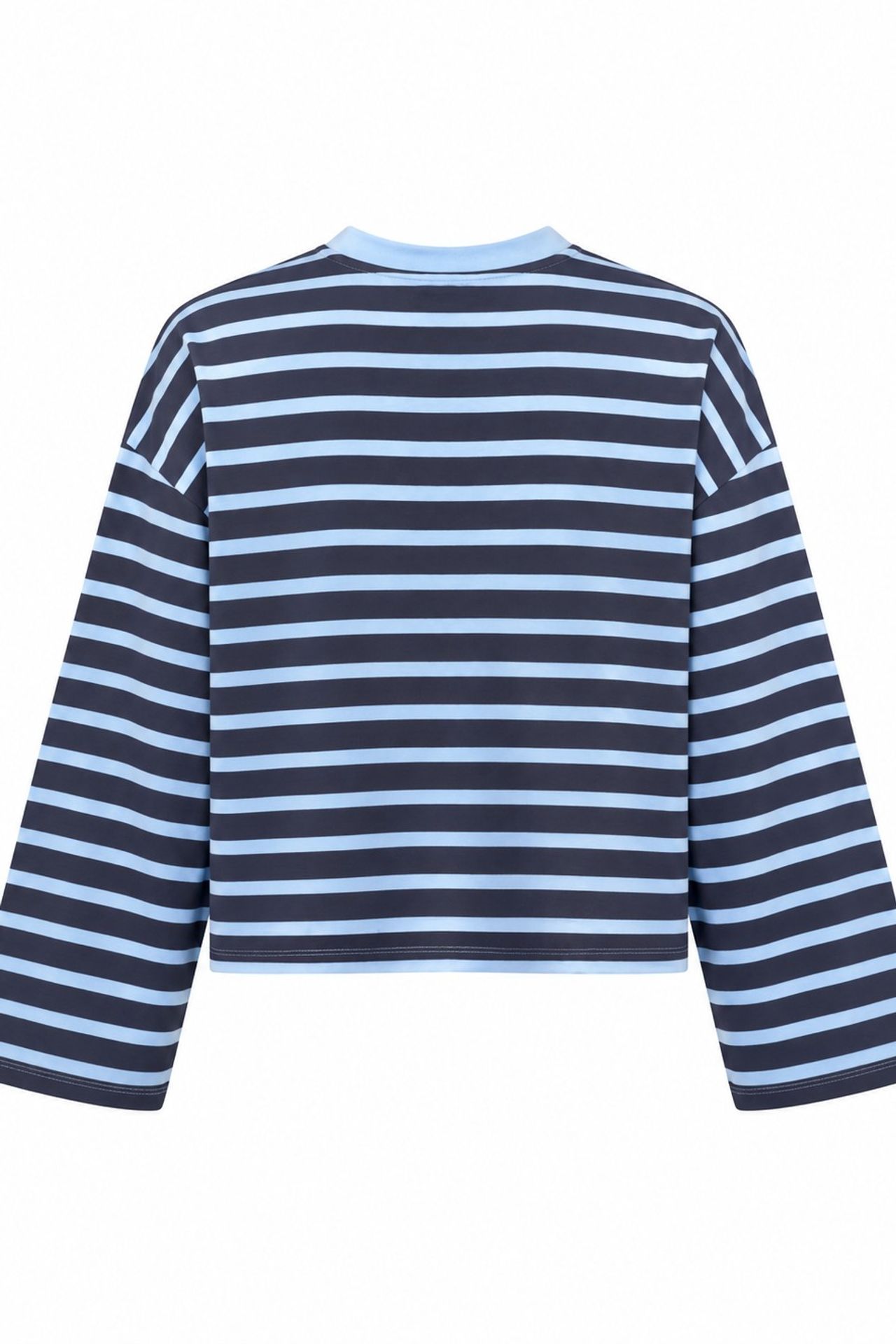 Boxy Fit Striped Long Sleeve T-Shirt 5