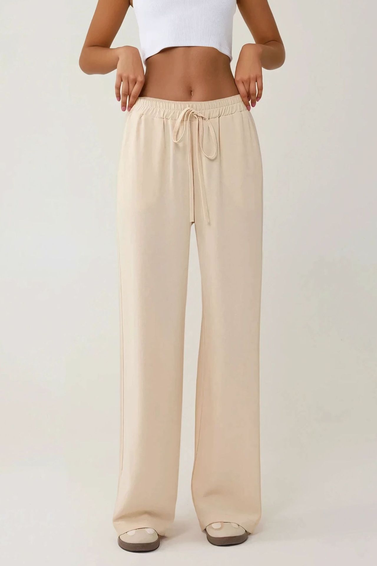 High Waist Wide Leg Pants