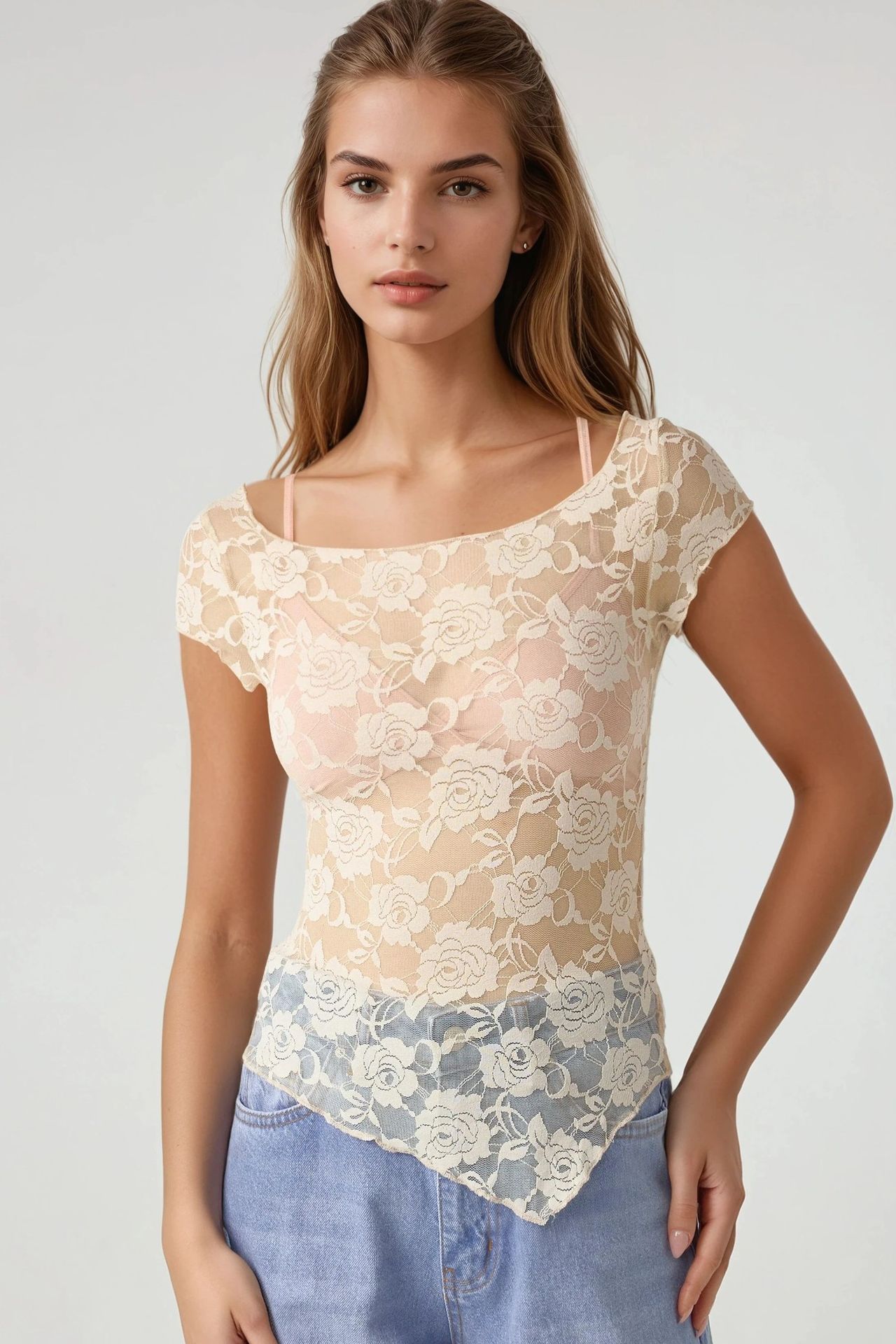 Floral Lace Crop Top Pika Collection 5