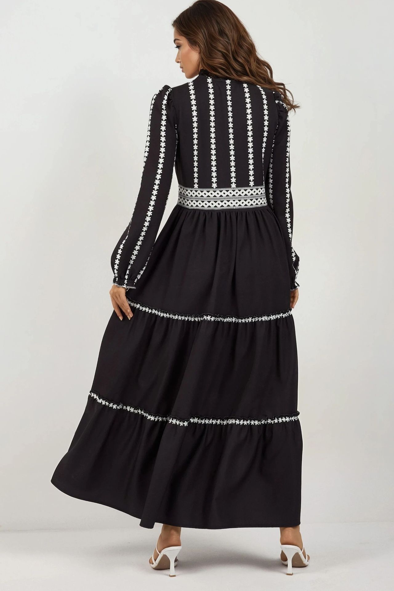 Flowering Tippet Maxi Dress 5