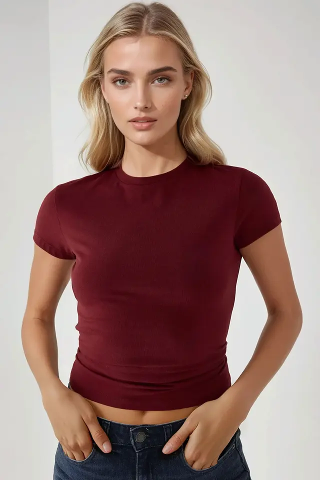 Slim Fit Soft Touch Cotton Crew Neck T-Shirt