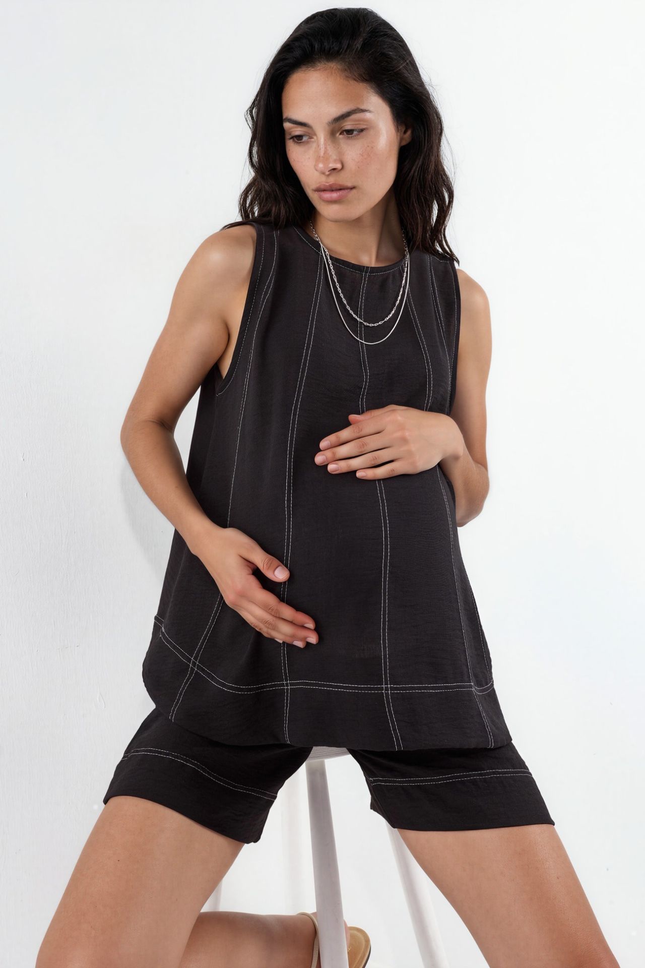 Stitch Detail Relax Fit Co-ord Set 2