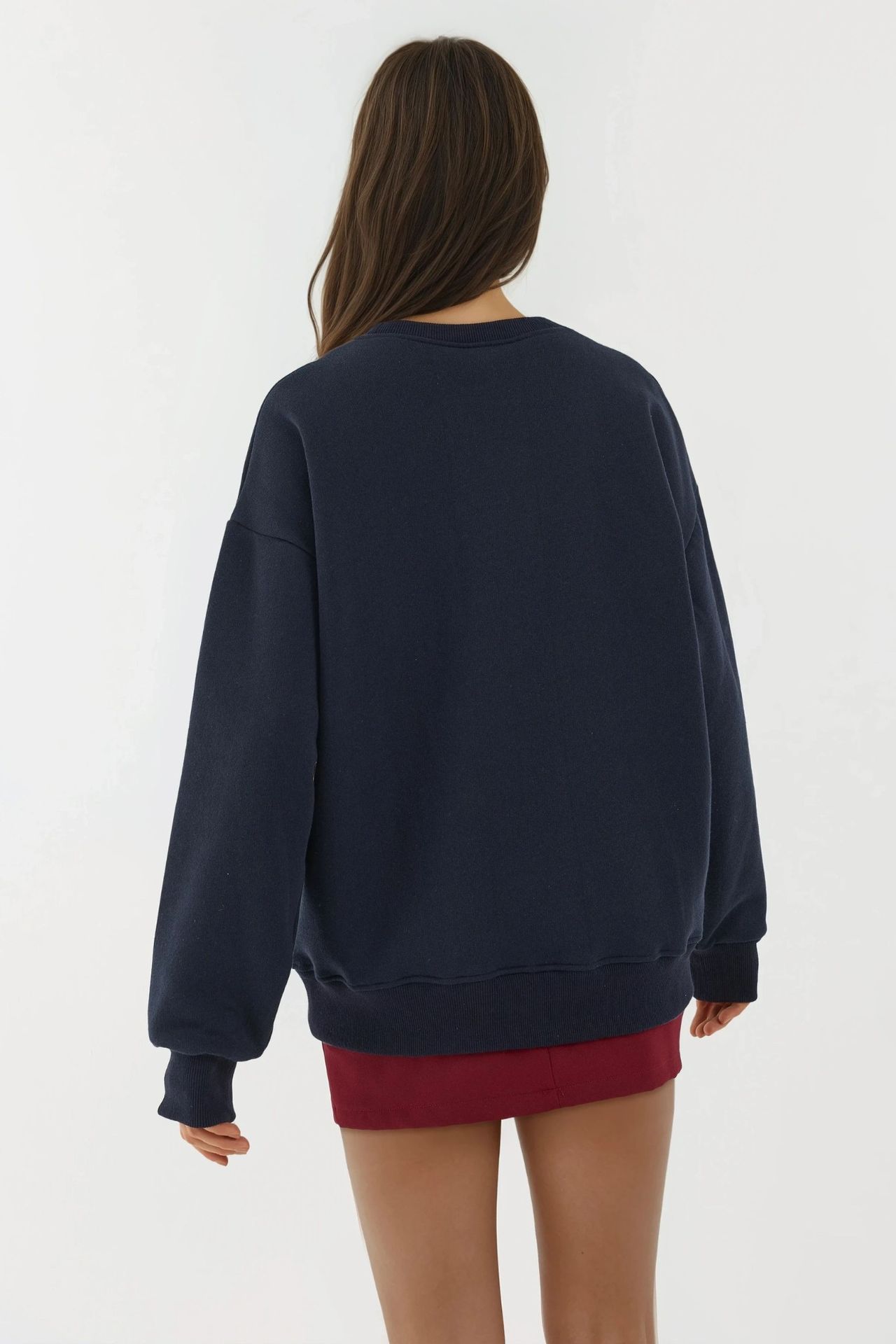 Printed Crew Neck Sweatshirt