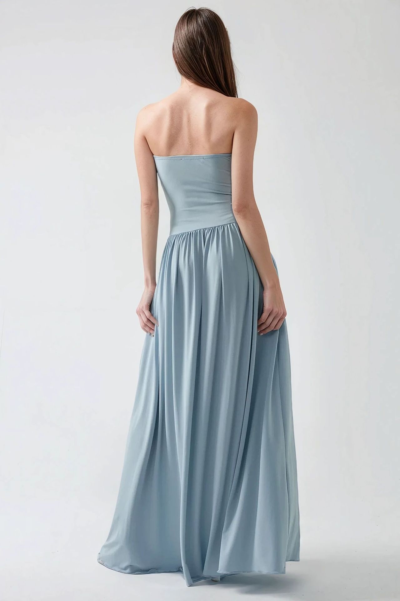Sofie Strapless Fitted Maxi Dress