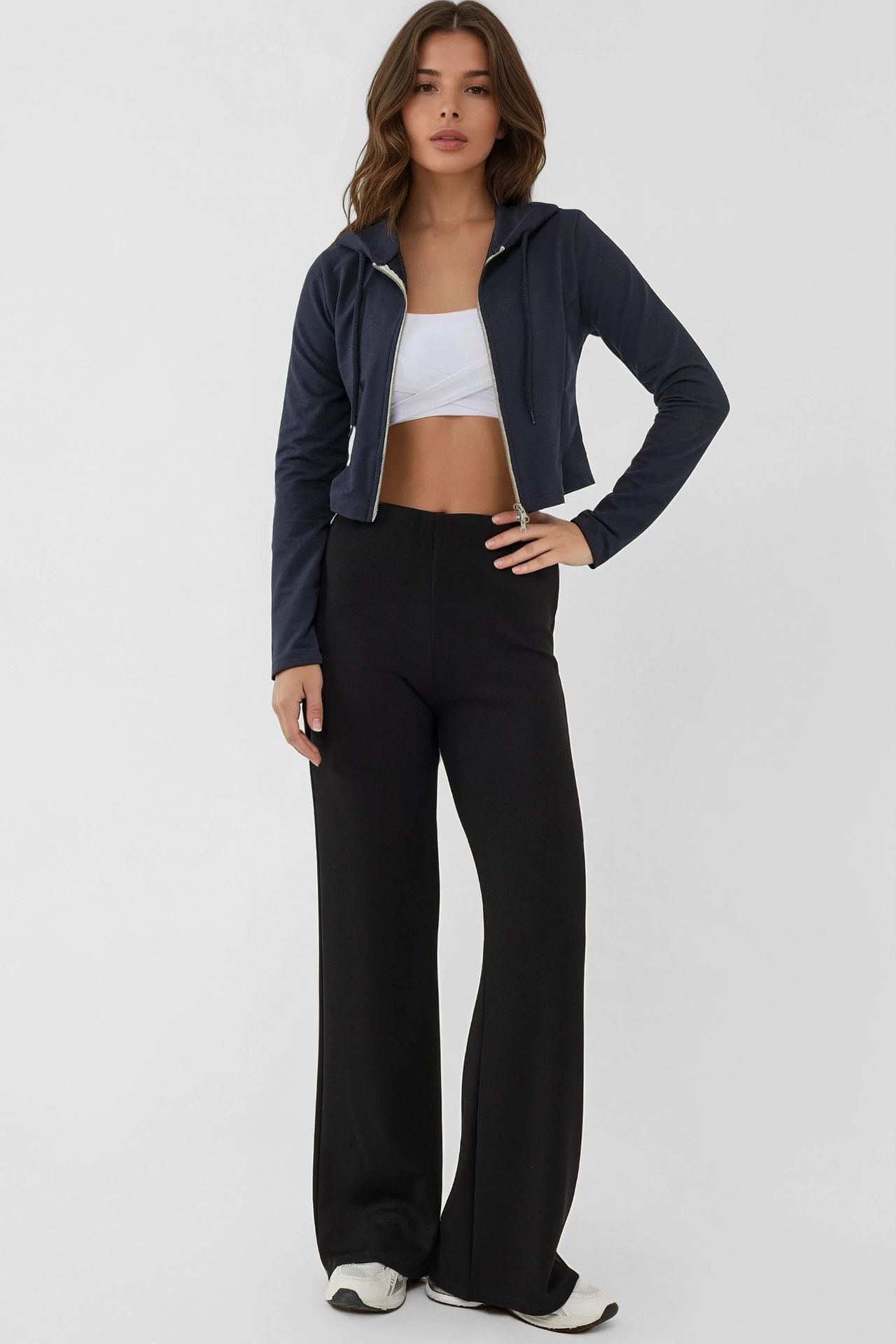 Relaxed Fit Modal Touch Straight Leg Sweatpants 2