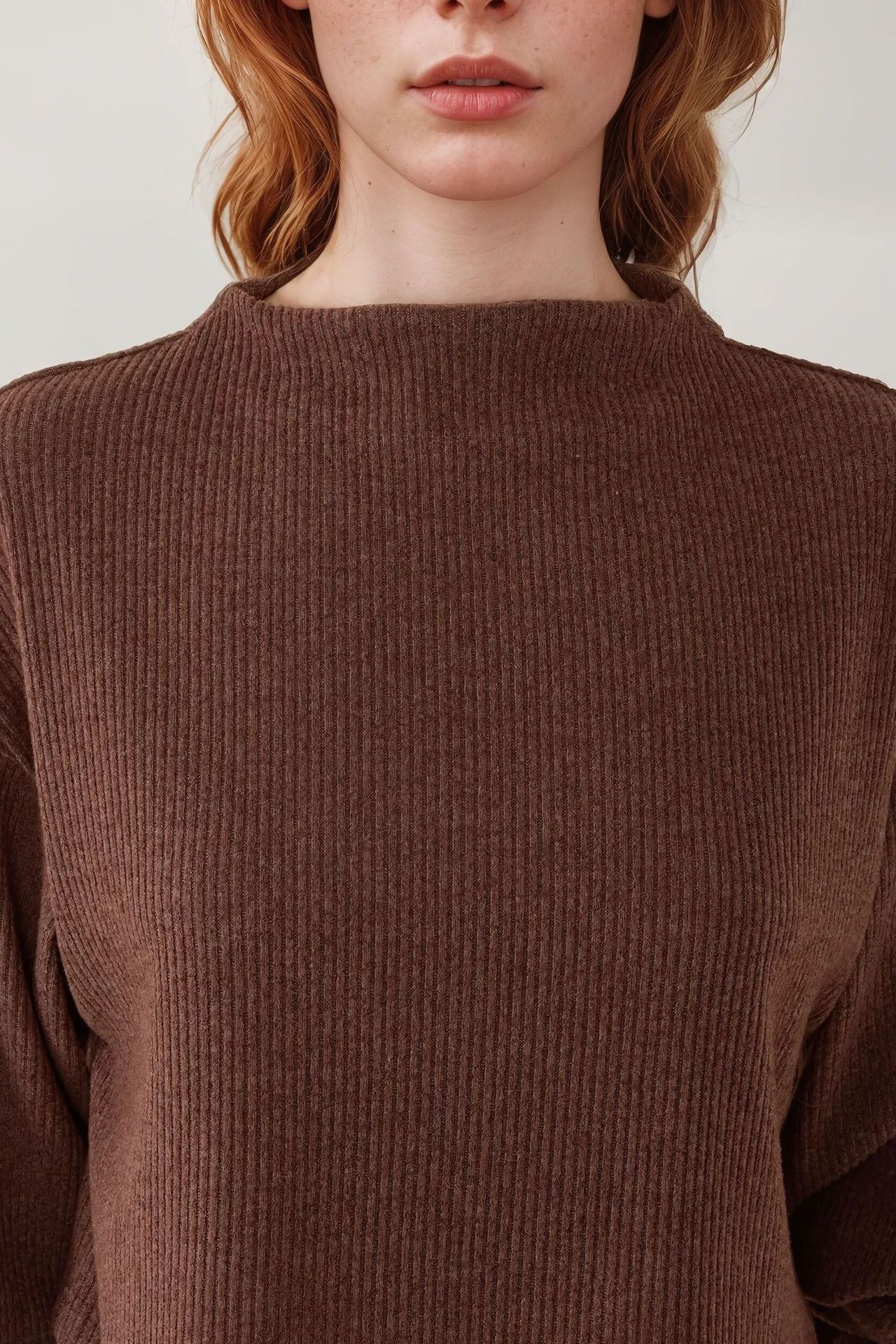 Textured Boat Neck Blouse