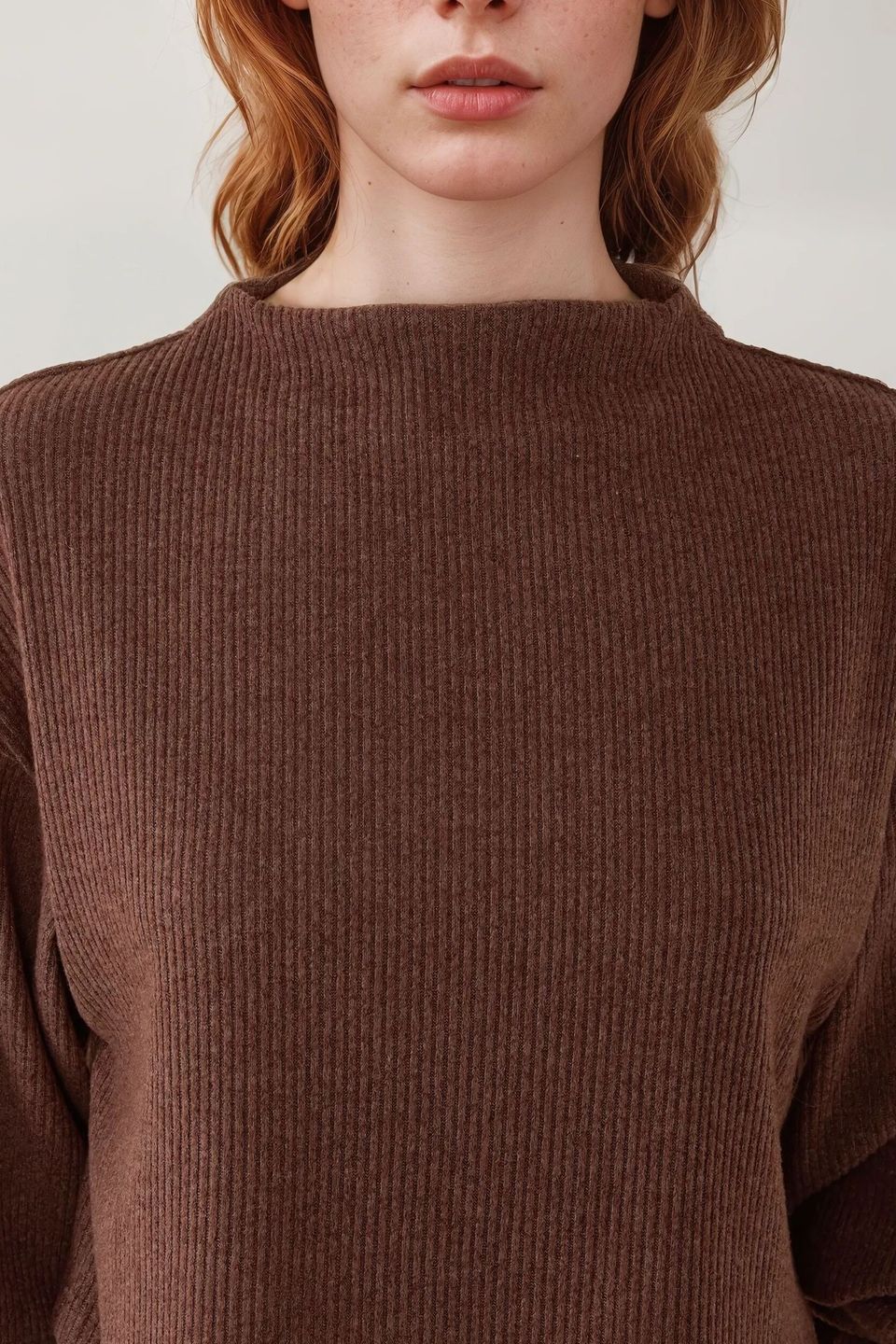 Textured Boat Neck Blouse