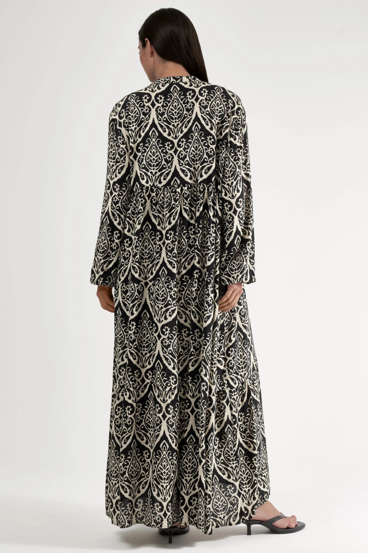 Comfortable Patterned Maxi Dress 3