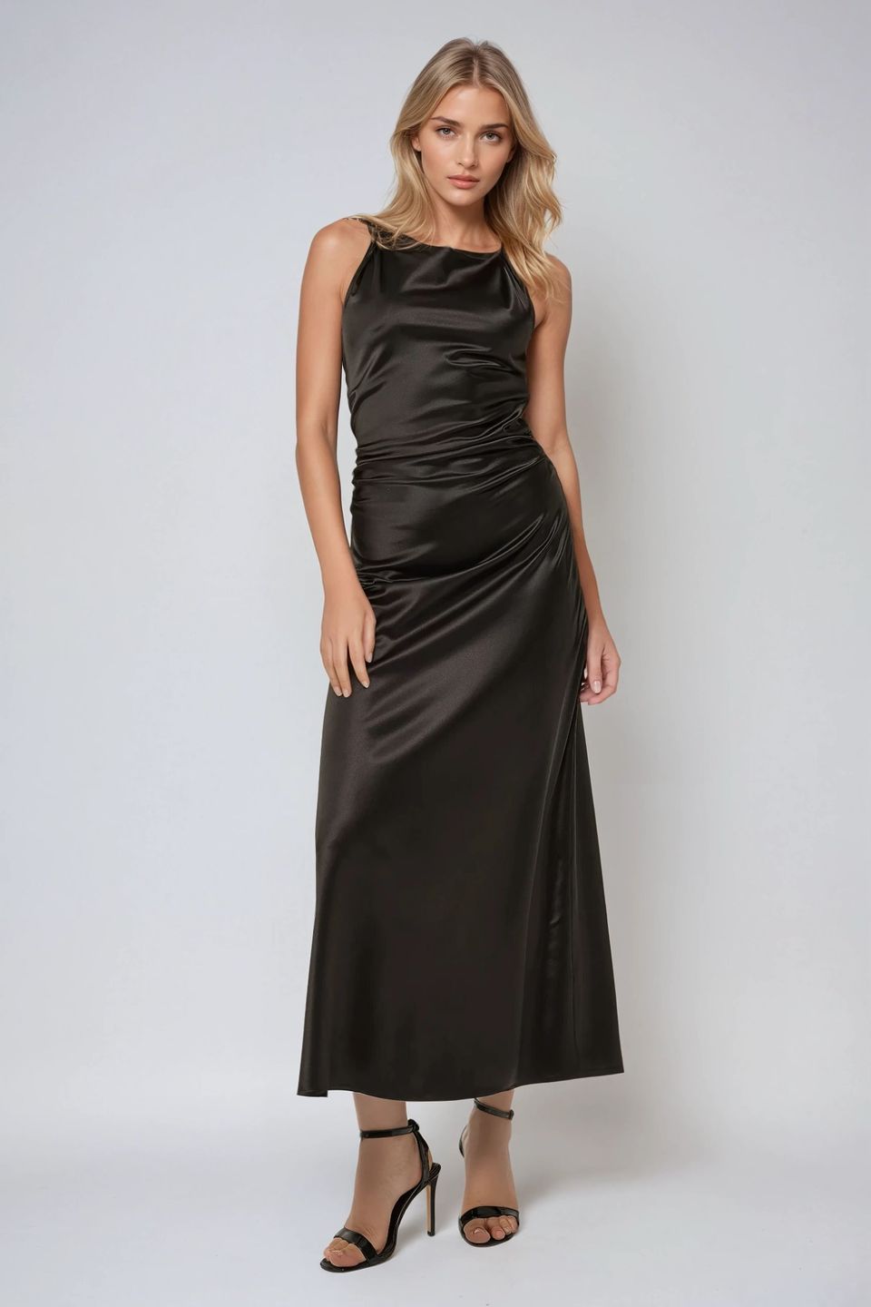 Satin Maxi Dress