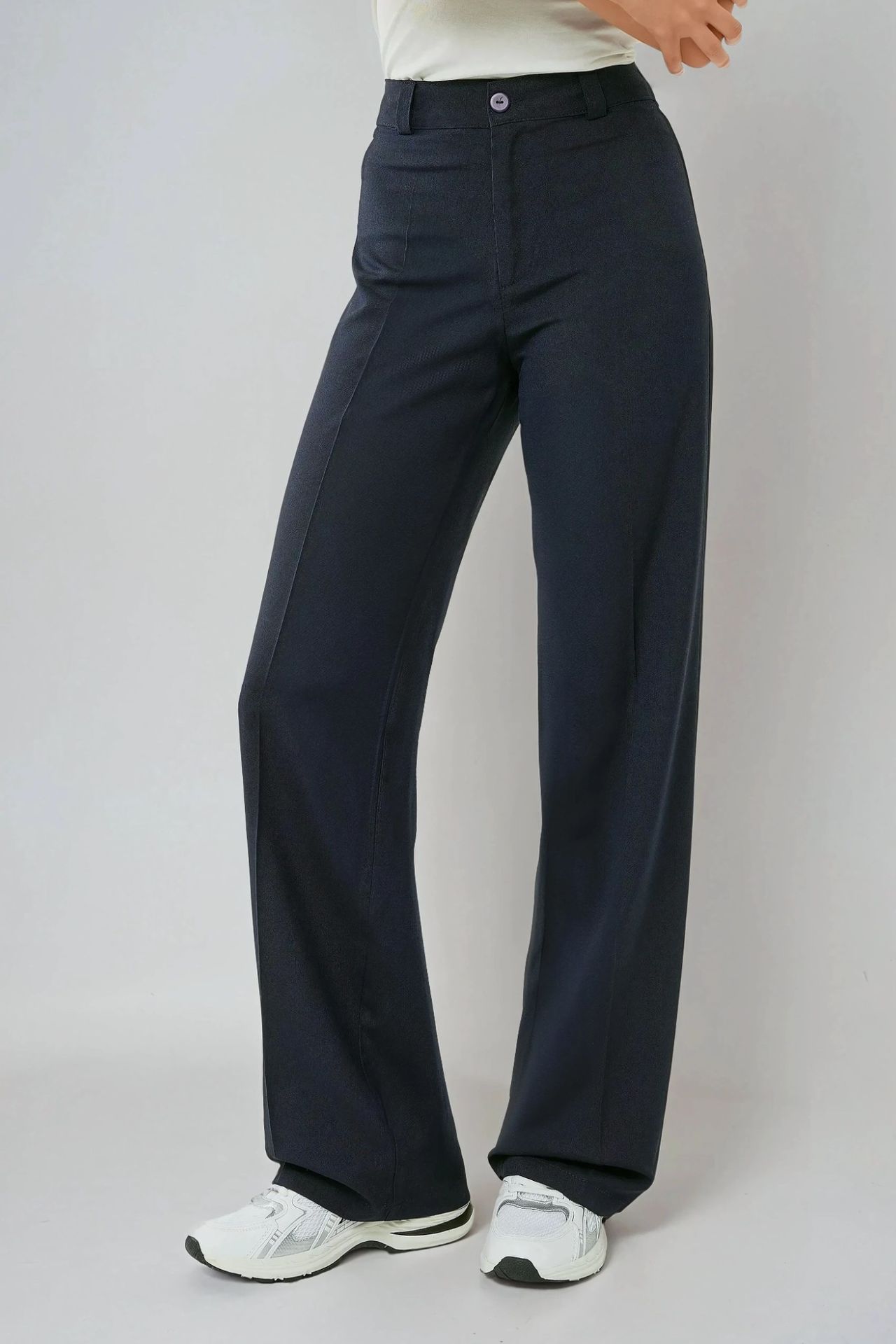 High Waist Straight Leg Pants