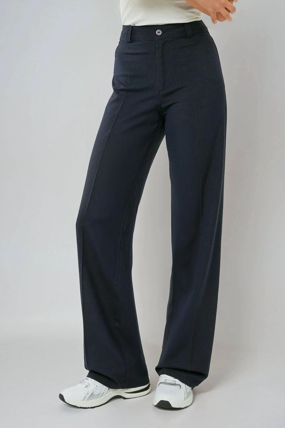 High Waist Straight Leg Pants