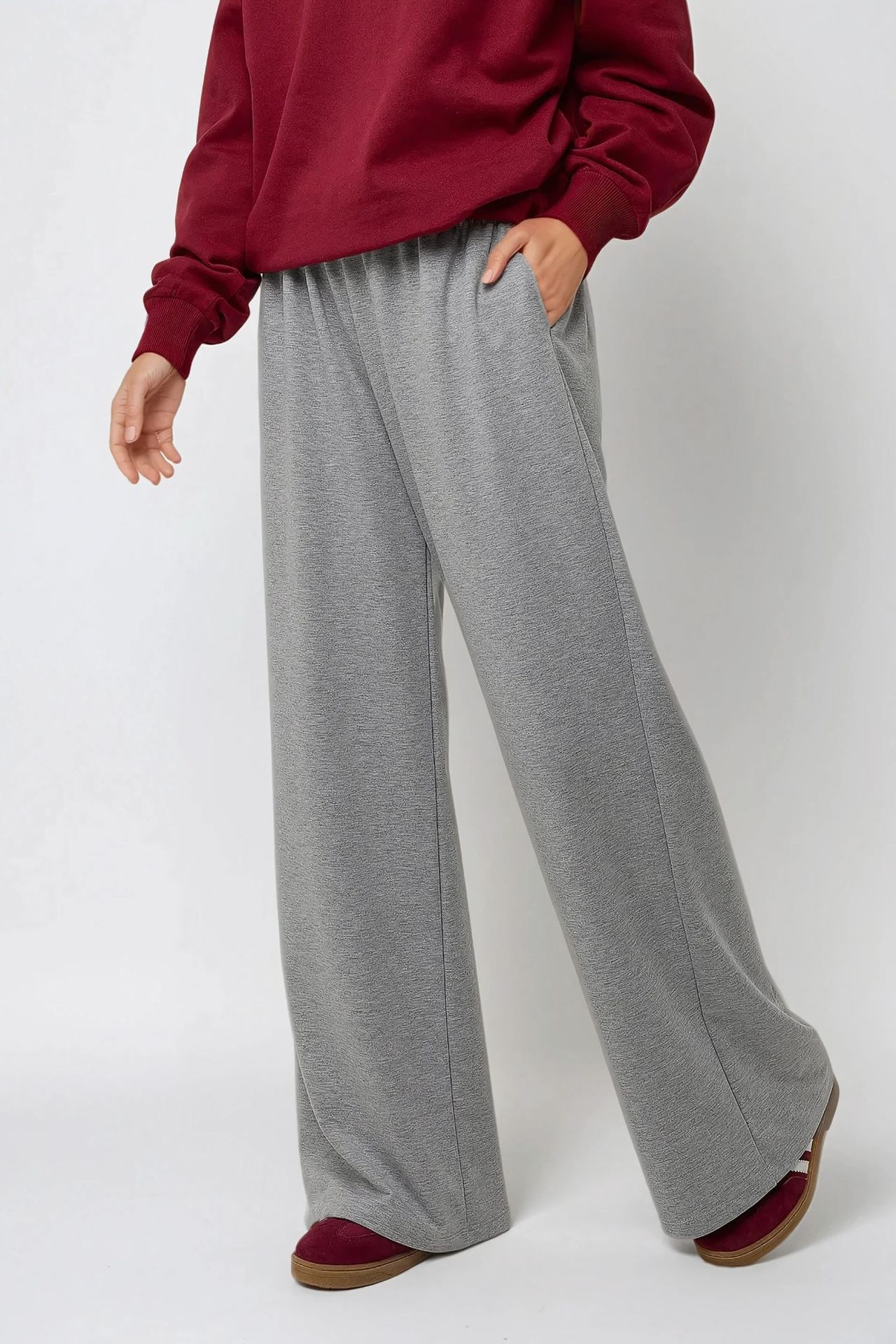 Elastic Waist Jogger Sweatpants