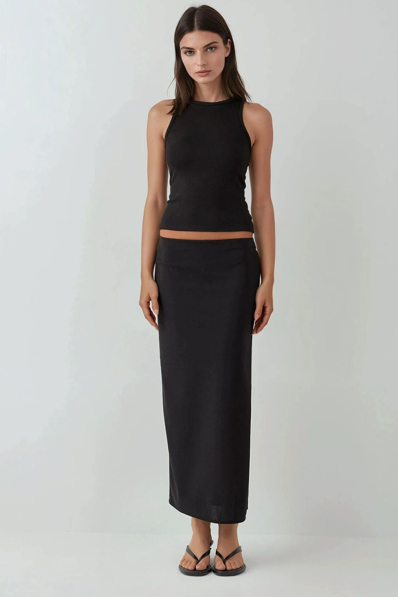 Low Waist Maxi Skirt 3