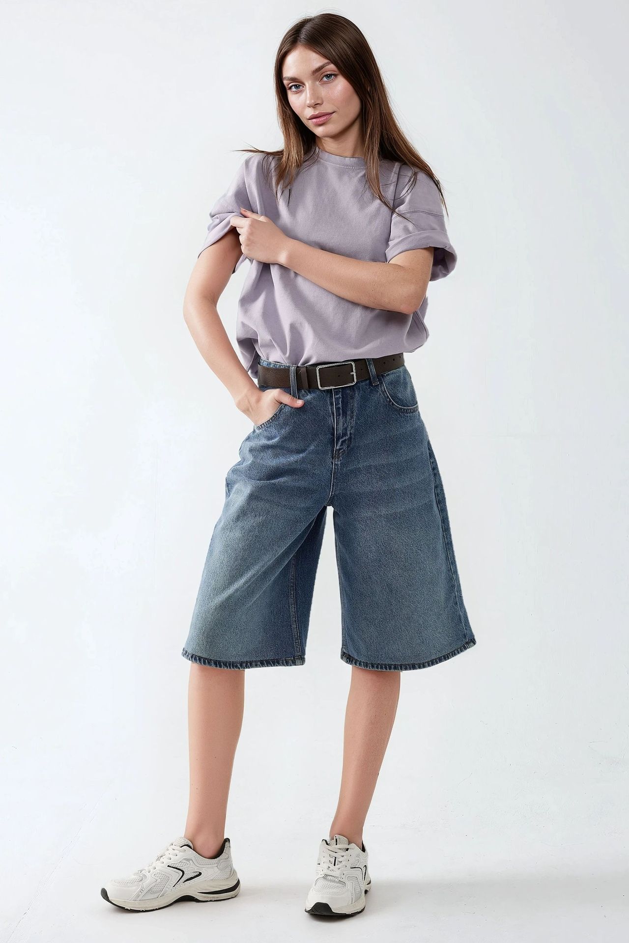 Oversized Destroyed Crew Neck T-Shirt