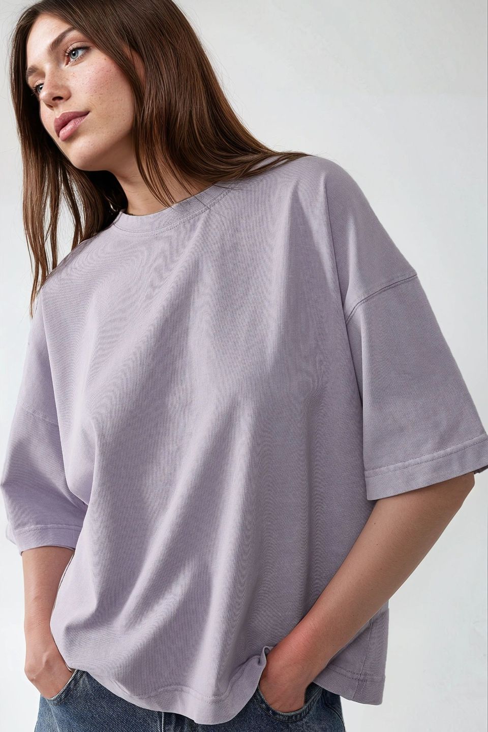 Oversized Destroyed Crew Neck T-Shirt