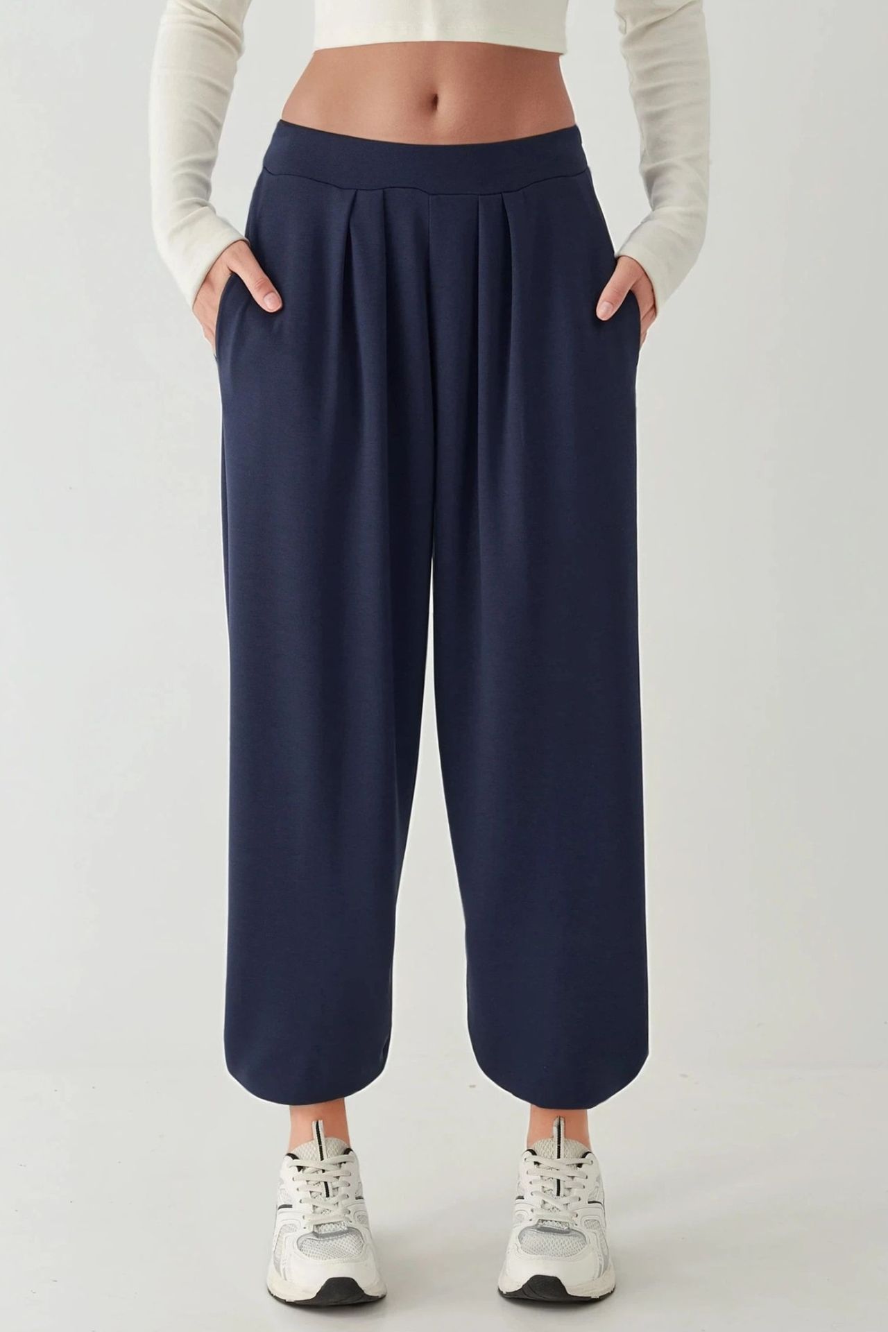 Modal Touch Salwar Pants with Pockets