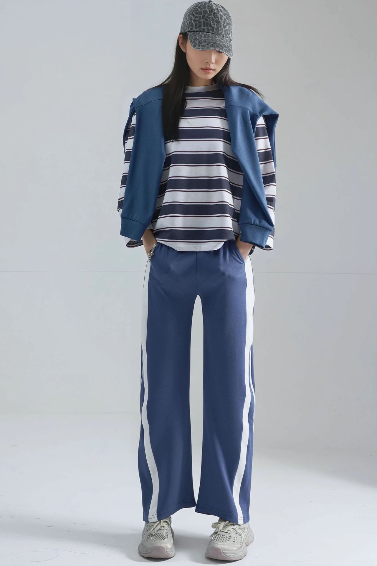 Modal Touch Contrast Detail Pants Bersan Collection 2