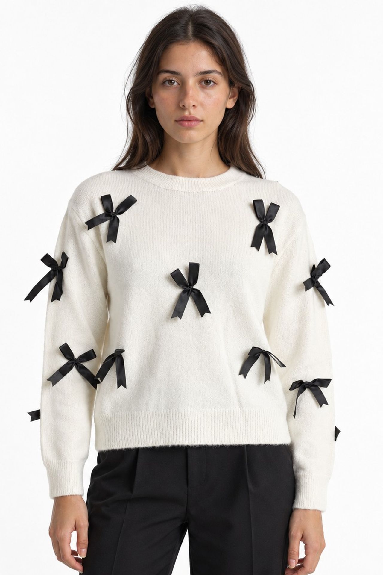 VIORNA Bisiklet Yaka Sweatshirt 1