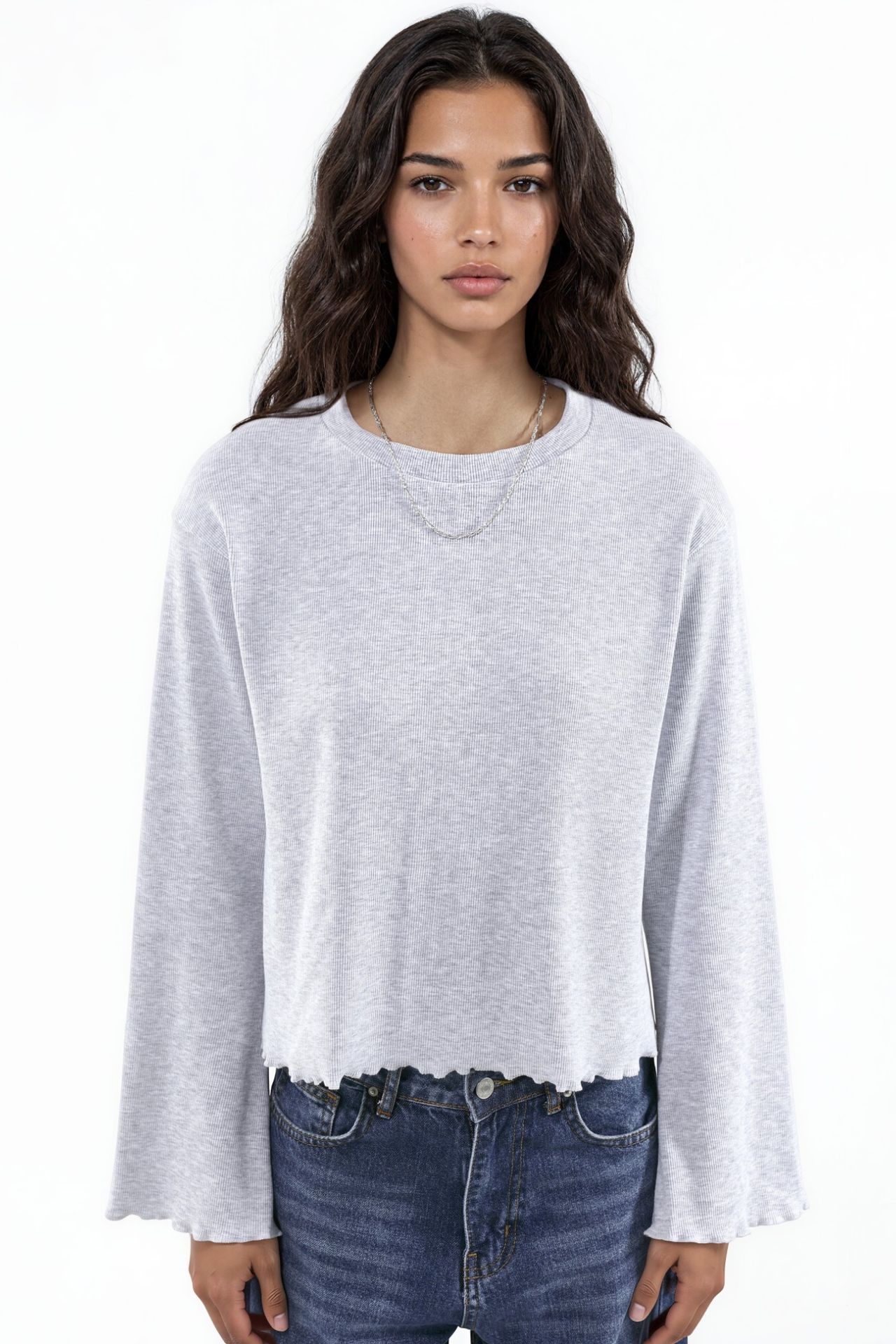 Textured Long Sleeve Top 4