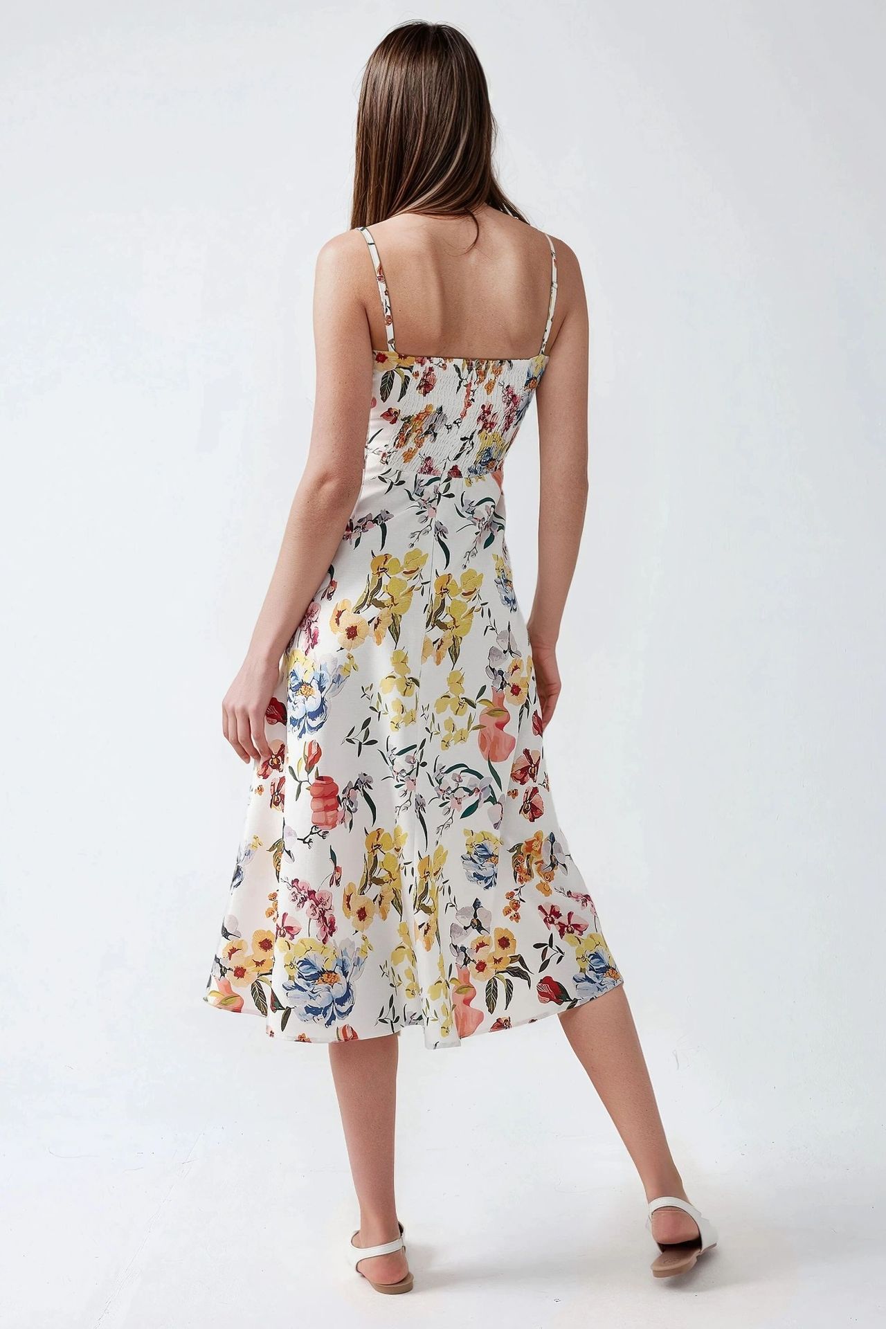 Printed Midi Dress