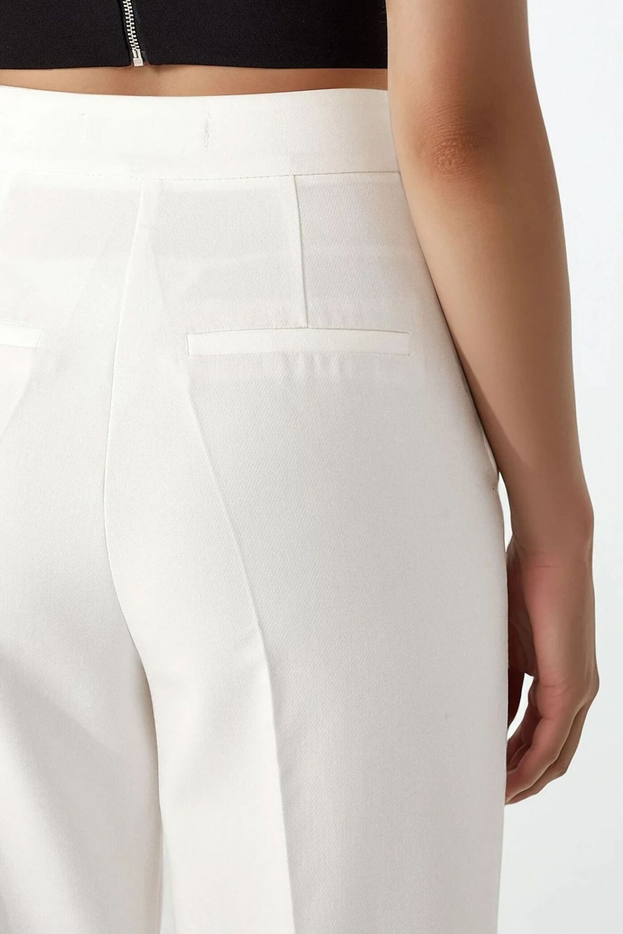 Exclusive Tailored Double Hem Carrot Pants