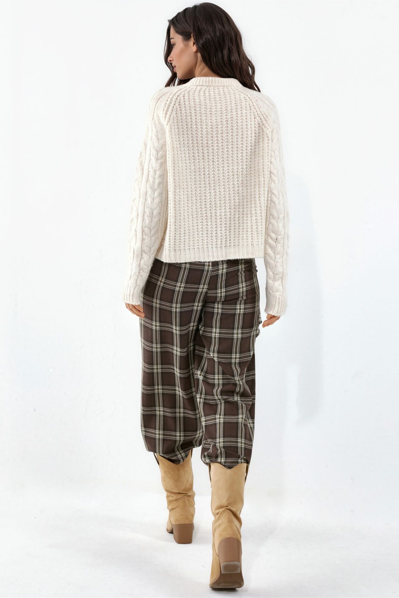 Patterned Crew Neck Knit Jumper 3