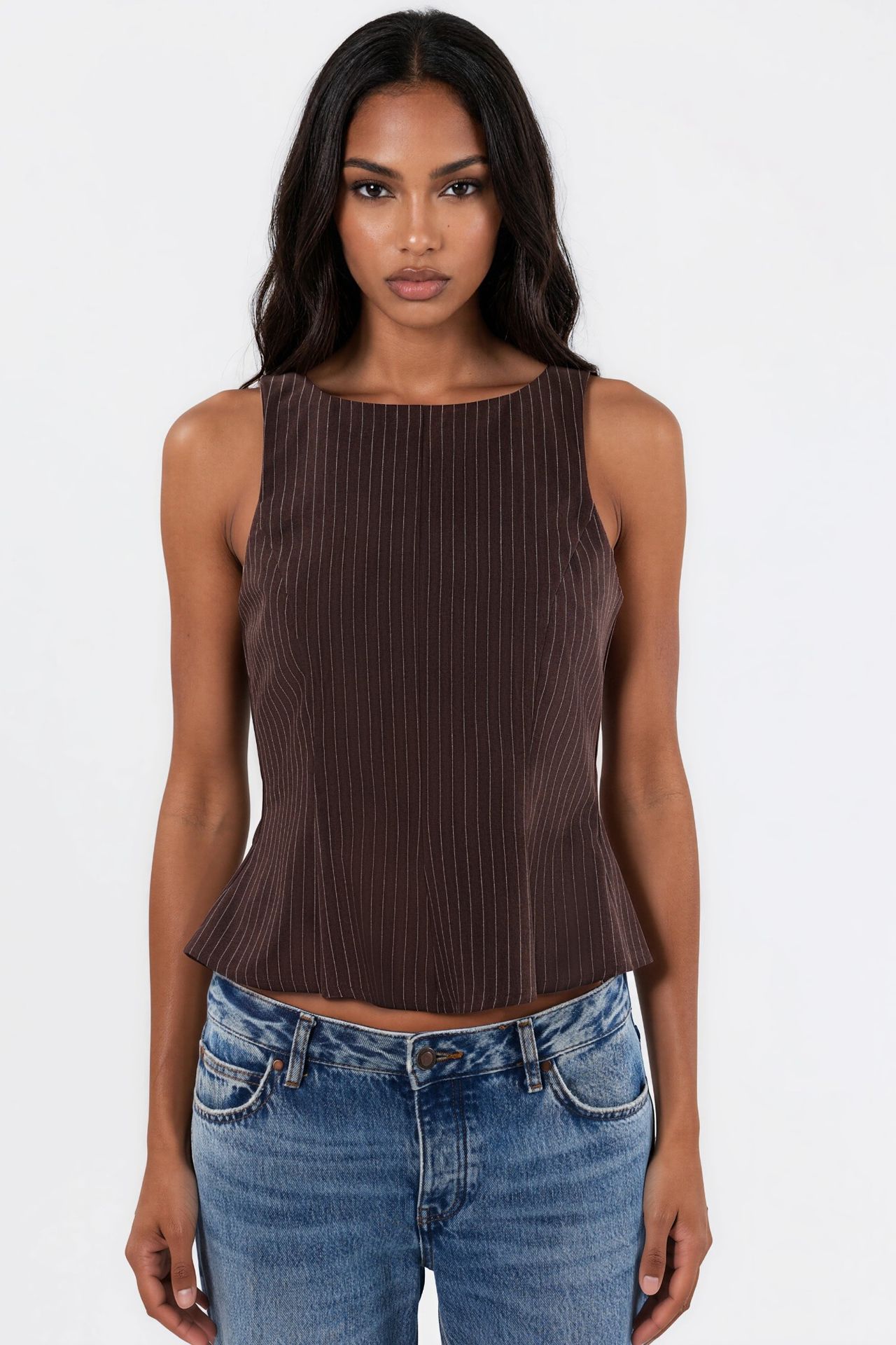 Sleeveless Peplum Top 6